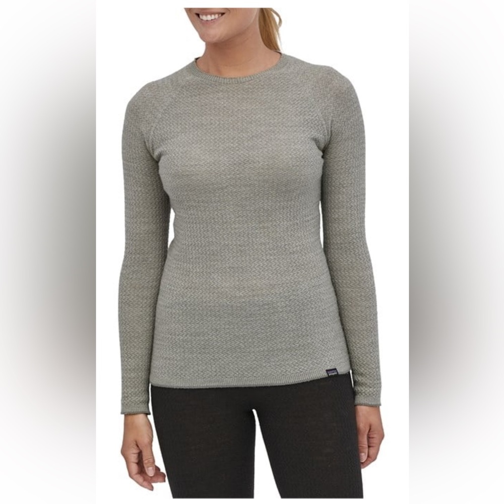 Patagonia Capilene Air Crew Top- Grey, Women's Small